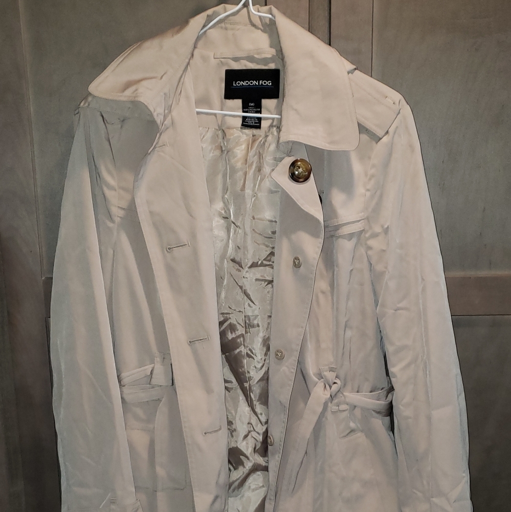 London Fog Beige Trench Coat